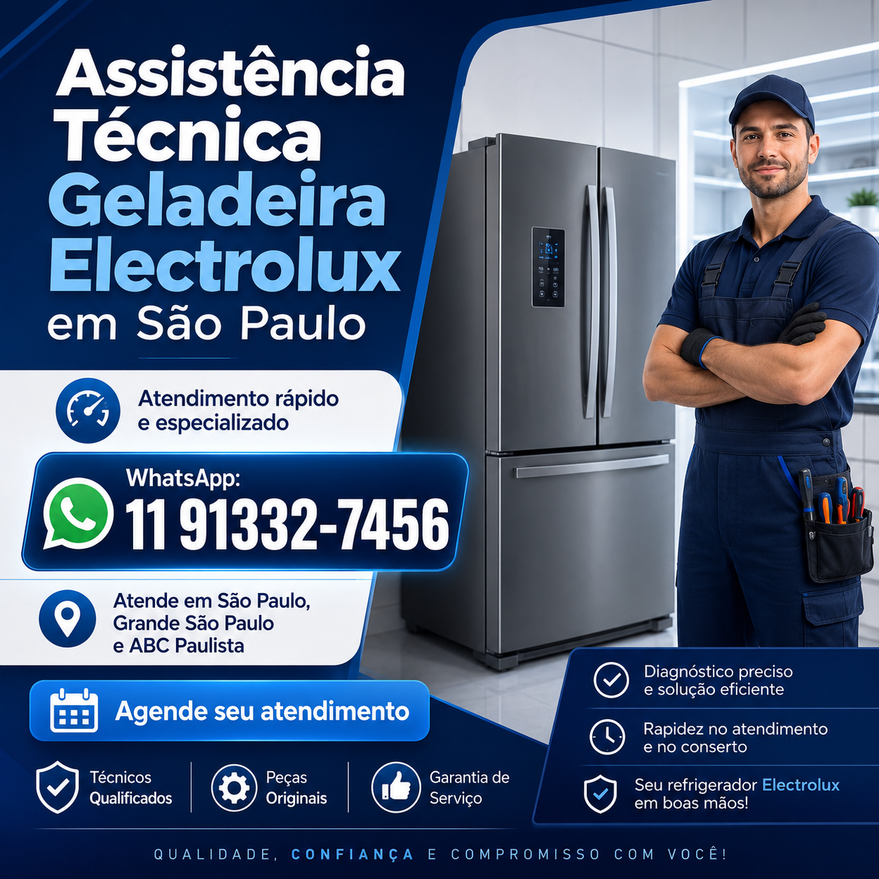 Assistência Técnica Geladeira Electrolux